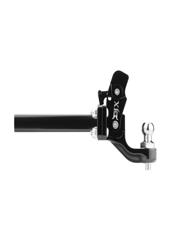 DJX 1:6 Scale Accessories Metal Tow Hook Trailer Hitch for 1/6 RC Rock Crawler 4WD SCX6 Jeep JLU Wrangler (Black) - Image 3